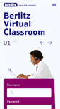 Mobile Screenshot of berlitzvirtualclassroom.com